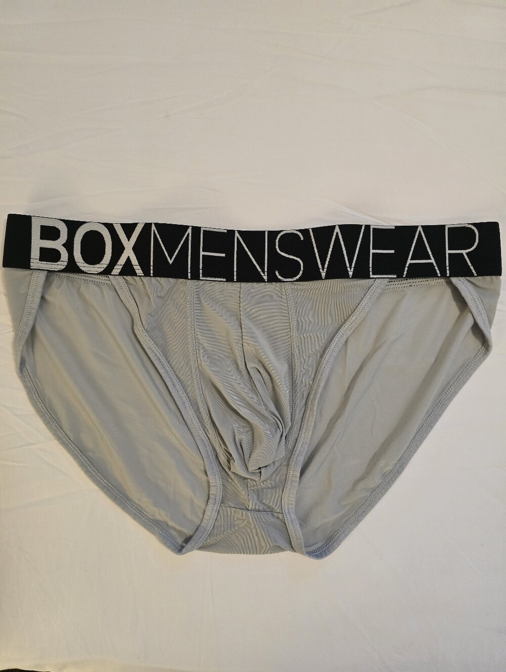 Box Menswear Tanga Brief Gray M